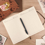 A Daily Note To Be Kind To Yourself - Family Personalized Custom Leather Journal - Mother's Day Gift For Bakers, Pastry Enthusiasts