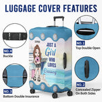 New Journey Is Coming Up - Travel Personalized Custom Luggage Cover - Summer Vacation Gift, Gift For Adventure Travel Lovers