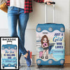 New Journey Is Coming Up - Travel Personalized Custom Luggage Cover - Summer Vacation Gift, Gift For Adventure Travel Lovers