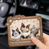 Your Tiny Bosses Demand A Safe Journey - Cat Personalized Custom Car Visor Clip - Gift For Pet Owners, Pet Lovers