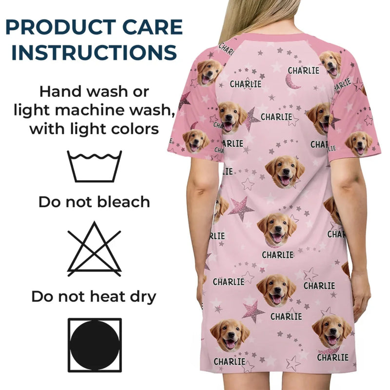 Custom Photo Life Is Better With A Furry Friend - Dog & Cat Personalized Custom Women's Sleep Tee - Gift For Pet Owners, Pet Lovers