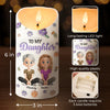 Home Is Wherever Mom Is - Family Personalized Custom 3D Inflated Effect Printed LED Candle - Mother's Day, Gift For Mom, Daughter