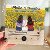Mother And Daughter Always Intertwined - Family Personalized Custom Music Fridge Magnet That Can Play Songs - Mother's Day Gift For Mom, Daughter