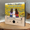 Mother And Daughter Always Intertwined - Family Personalized Custom Music Fridge Magnet That Can Play Songs - Mother's Day Gift For Mom, Daughter