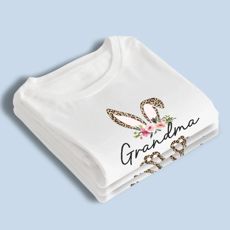 Home Is Wherever Grandmother Is - Family Personalized Custom Unisex T-shirt, Premium T-shirt, Hoodie - Easter Gift For Grandma