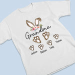 Home Is Wherever Grandmother Is - Family Personalized Custom Unisex T-shirt, Premium T-shirt, Hoodie - Easter Gift For Grandma