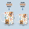 Custom Photo My Cat Runs The House, I Just Pay The Rent - Dog & Cat Personalized Custom 3D Inflated Effect Printed Mug - Gift For Pet Owners, Pet Lovers