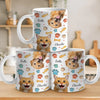 Custom Photo My Cat Runs The House, I Just Pay The Rent - Dog & Cat Personalized Custom 3D Inflated Effect Printed Mug - Gift For Pet Owners, Pet Lovers