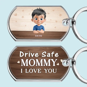Cadeaux sincères pour vos proches - Porte-clés personnalisé pour la famille - Cadeau pour les membres de la famille
