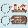 Cadeaux sincères pour vos proches - Porte-clés personnalisé pour la famille - Cadeau pour les membres de la famille