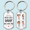 Souvenirs photo personnalisés pour vos proches - Porte-clés personnalisé pour la famille - Cadeau de fête des mères pour les membres de la famille