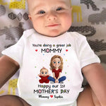 You're Doing An Amazing Job, Mommy - Family Personalized Custom Baby Onesie - Mother's Day, Baby Shower Gift, Gift For New Moms, Mom