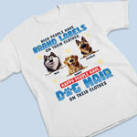 Happy People Have Dog Hair On Their Clothes - Dog Personalized Custom Unisex T-shirt, Premium T-shirt, Hoodie - Gift For Pet Owners, Pet Lovers