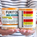 Fukitol Rx Prescription For Recharging Your Mind And Soul - Friend Personalized Custom Mug - New Arrival, Gift For Best Friends, Sisters, Family Members, Coworkers  AMZ