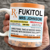Fukitol Rx Prescription For Recharging Your Mind And Soul - Friend Personalized Custom Mug - New Arrival, Gift For Best Friends, Sisters, Family Members, Coworkers  AMZ
