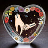 Mom’s Hand, My Comfort - Family Personalized Custom 3D Crystal Heart Shaped - Mother's Day, Gift For Mom, Daughter