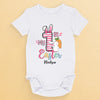 First Easter, Bunny Approved - Family Personalized Custom Baby Onesie - Easter Gift For Baby Kids, Newborn Baby