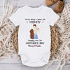 From My Tiny Hands To Your Big Heart - Family Personalized Custom Baby Onesie - Mother's Day, Baby Shower Gift, Gift For First Mom