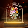 Mom We Love You - Family  Personalized Custom Shaped 3D LED Light - Mother's Day, Gift For Mom