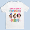 Custom Photo Bunny Hugs From Grandma’s Peeps - Family Personalized Custom Unisex T-shirt, Premium T-shirt, Hoodie - Easter Gift For Mom, Grandma