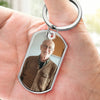 Custom Photo We Miss You Every Day - Memorial Personalized Custom Keychain - Sympathy Gift For Family Members