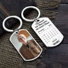 Custom Photo We Miss You Every Day - Memorial Personalized Custom Keychain - Sympathy Gift For Family Members