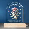 Mom We Love You - Family  Personalized Custom Shaped 3D LED Light - Mother's Day, Gift For Mom