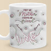 From My Hands To Yours, Always - Family Personalized Custom 3D Inflated Effect Printed Mug - Mother's Day, Gift For Mom, Daughter