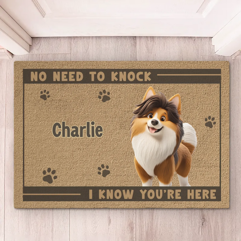 Where There Is Love, There Is A Dog - Dog Personalized Custom Home Decor Decorative Mat - House Warming Gift For Pet Owners, Pet Lovers
