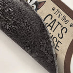 Home Is Where The Cat Rules - Cat Personalized Custom Home Decor Decorative Mat - House Warming Gift For Cat Lovers, Pet Owners