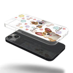 Four Paws, One Heart - Dog Personalized Custom 3D Inflated Effect Printed Clear Phone Case - Gift For Pet Owners, Pet Lovers