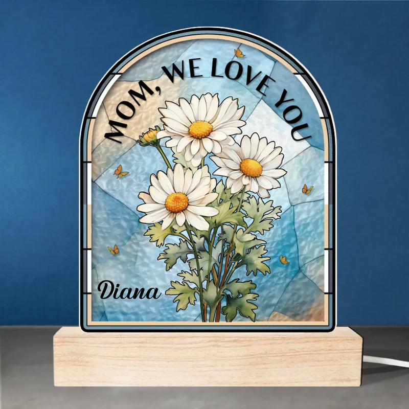 A Mother’s Love Is The Greatest Gift - Family  Personalized Custom Shaped 3D LED Light - Mother's Day, Gift For Mom