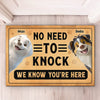 Furry Security System Activated - Dog Personalized Custom Home Decor Decorative Mat - House Warming Gift For Pet Owners, Pet Lovers
