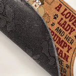 Custom Name Funny Couple Gifts for Dog Lovers - Personalized Doormat