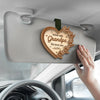 Drive With Love And Care - Family Personalized Custom Car Visor Clip - Gift For Family Members