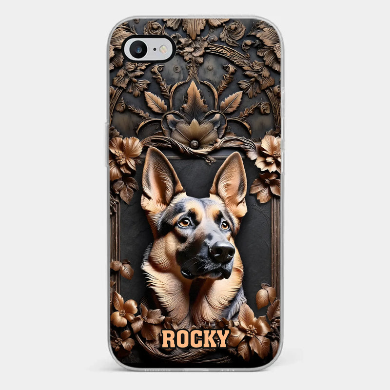 Pet Is Loyal Friend For Life - Dog Personalized Custom 3D Inflated Effect Printed Clear Phone Case - Gift For Pet Owners, Pet Lovers
