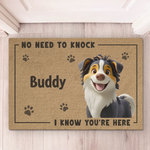 This House Runs On Love And Dog Hair - Dog Personalized Custom Home Decor Decorative Mat - House Warming Gift For Dog Lovers, Pet Lovers