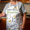 Cooking With Love & Grandkids - Family Personalized Custom Apron - Mother's Day, Gift For Mom, Grandma
