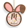 A Time For Renewal - Family Personalized Custom Ornament - Wood Custom Shaped - Easter Gift For Family Members