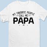 Being Papa Is My Greatest Blessing -  Family Personalized Custom Unisex T-Shirt, Premium T-shirt, Hoodie - Father's Day Gift For Dad, Grandpa
