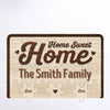 Home Sweet Home, Forever Loved - Family Personalized Custom Acrylic Puzzle Key Holder - House Warming Gift For Family Members
