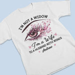I'm A Wife To A Husband With Wings - Memorial Personalized Custom Unisex T-shirt, Premium T-shirt, Hoodie - Sympathy Gift For Family Members