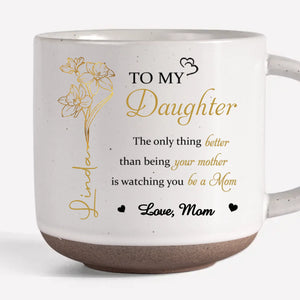Le meilleur amour est celui d'une mère - Mug personnalisé en céramique imprimé pour la famille - Fête des Mères, cadeau pour maman, fille