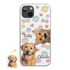Custom Photo Keep Calm And Pet A Cat - Dog & Cat Personalized Custom 3D Inflated Effect Printed Clear Phone Case - Gift For Pet Owners, Pet Lovers