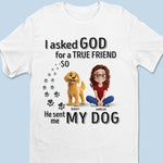 True Friends Are Covered In Fur - Dog Personalized Custom Unisex T-shirt, Premium T-shirt, Hoodie - Gift For Dog Lovers, Women