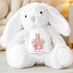 My First Easter - Family Personalized Custom Easter Bunny Plush - Easter Gift For Baby