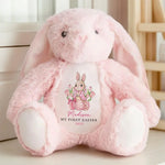 My First Easter - Family Personalized Custom Easter Bunny Plush - Easter Gift For Baby