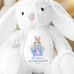 My First Easter - Family Personalized Custom Easter Bunny Plush - Easter Gift For Baby