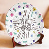 Mother’s Heart Is A Garden Where Love Blooms Forever - Family Personalized Custom 3D Inflated Effect Printed Ceramic Plate - Mother's Day, Gift For Mom, Grandma