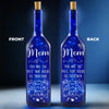 You Are The Piece That Holds Us Together - Family Personalized Custom Blue Bottle Lamp - Mother's Day, Gift For Mom, Grandma